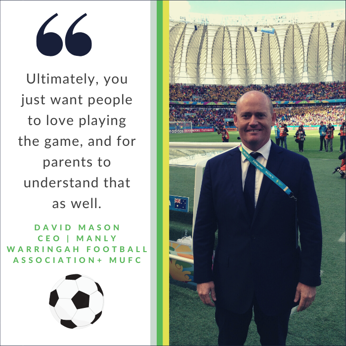 David Mason, CEO Manly Warringah Football Association and Manly United Football Club